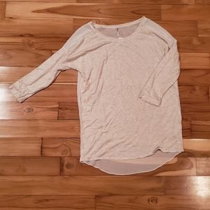 Sheer back top